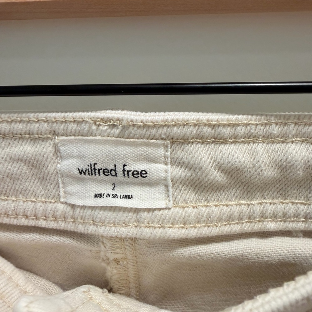 Wilfred Free Aritzia Utility Pants – Cream / Off-White (Size 2) - Picture 5 of 6